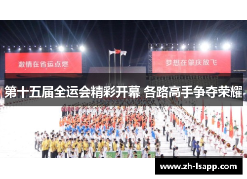 第十五届全运会精彩开幕 各路高手争夺荣耀